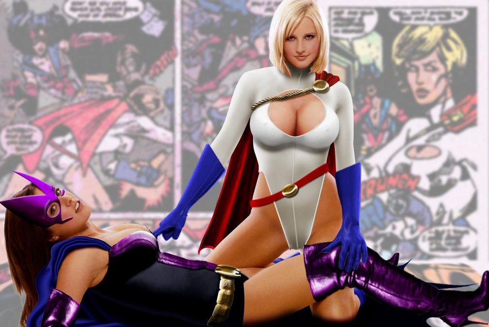 Huntress - With Power Girl