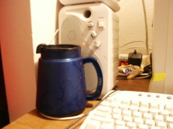 The very first "Hit Coffee Mug" picture in 2005. (Never used.)