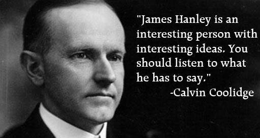 Calvin Coolidge on James Hanley